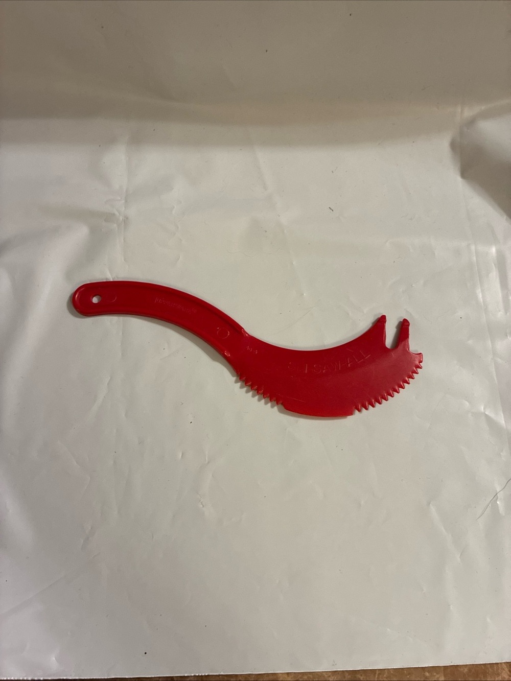 Tupperware Sli Saw All Rocker Cheese knife Red Multi-Purpose Plastic Tool